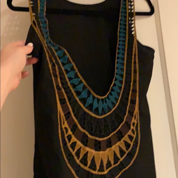 Black w/ Crochet Backless Detail - Picture 3 of 3